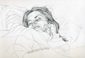 Self Portrait in Bed
