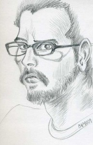 graphite portrait man