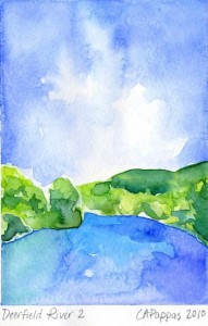 deerfield river watercolor