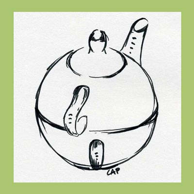 teapot sketch