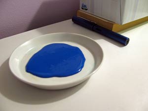 M Graham cerulean blue paint