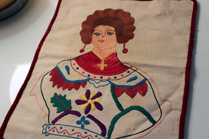 embroidery portrait
