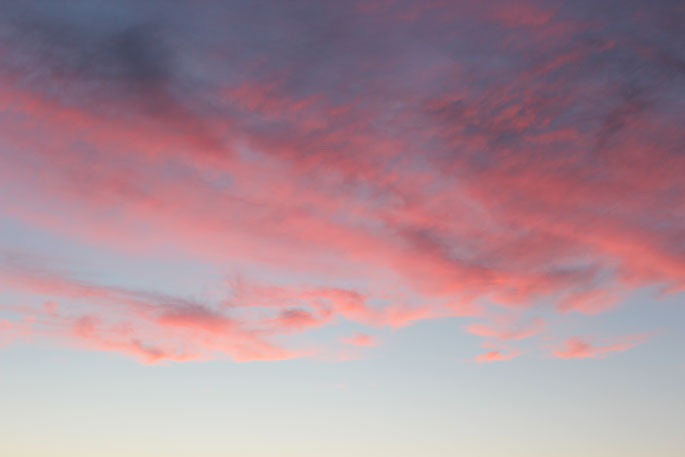 pink cloud sunset